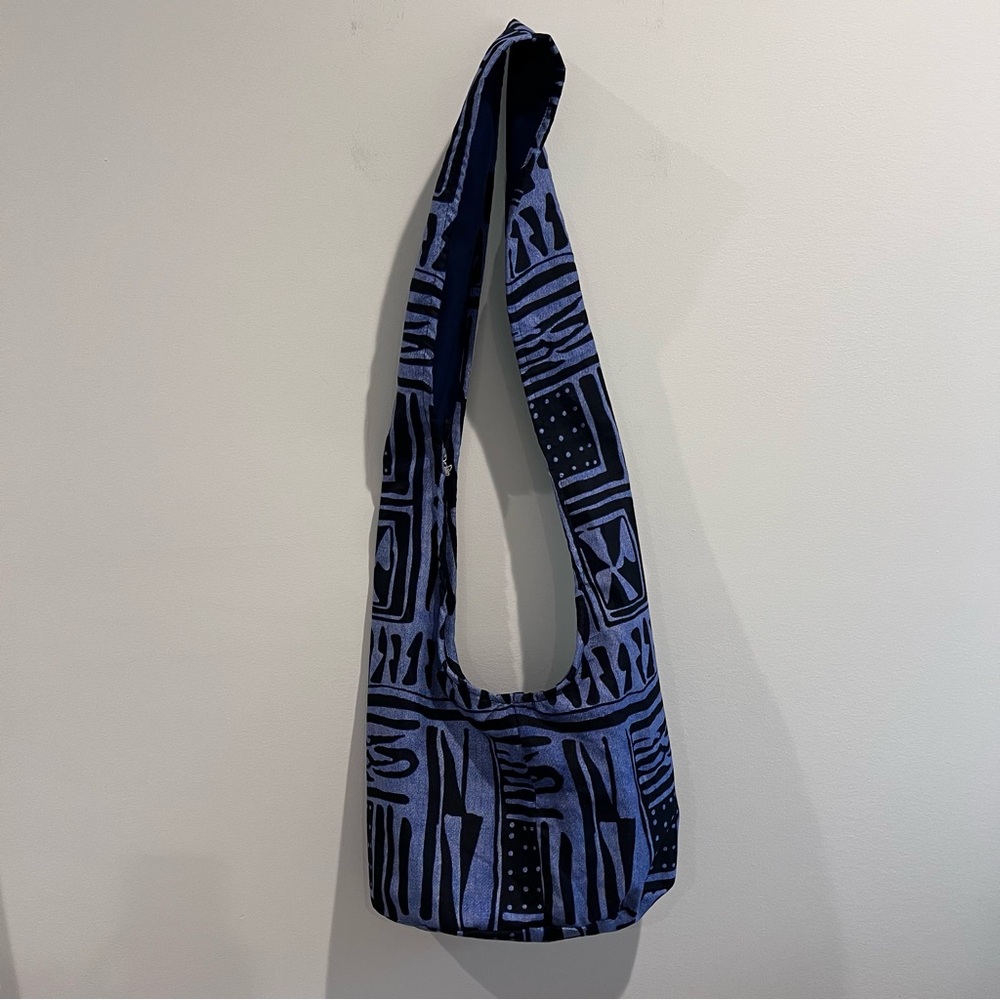 Crossbody fabric‎ hobo bag